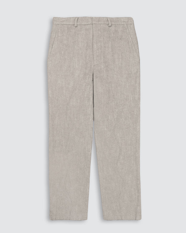 WAVY NERVE PANT GREY