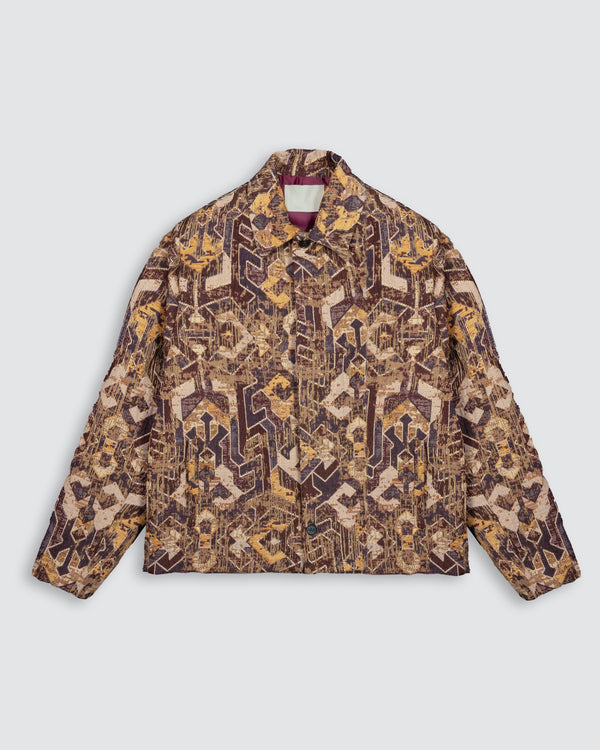 BERBER JACQUARD JACKET