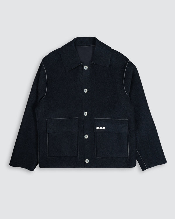 RAW CUT JACKET BLACK