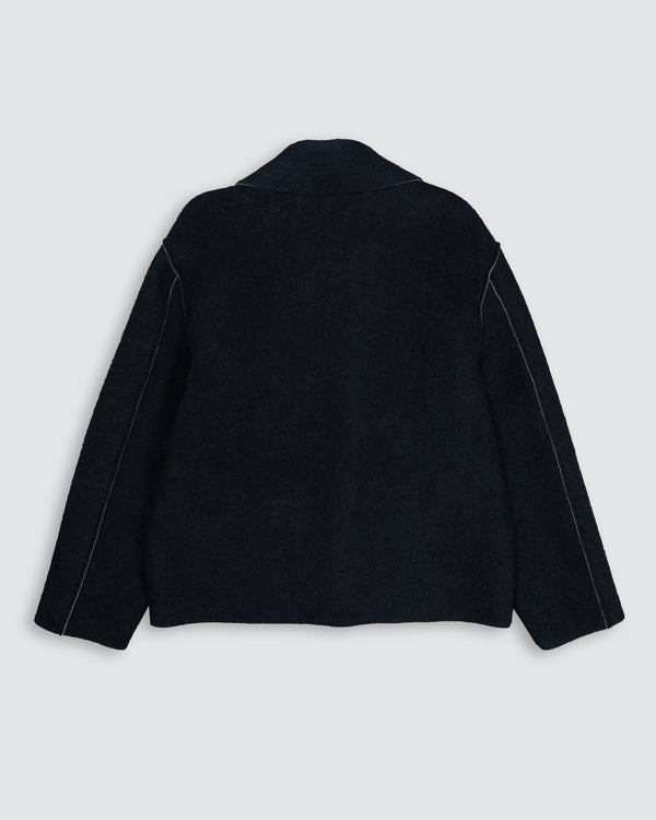 RAW CUT JACKET BLACK