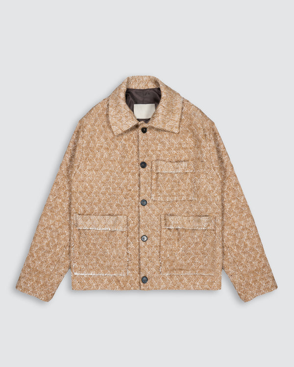 RHOMBUS JACKET SAND