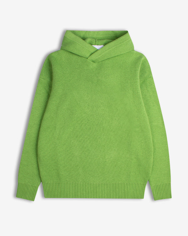 HOODED SWEATER GREEN