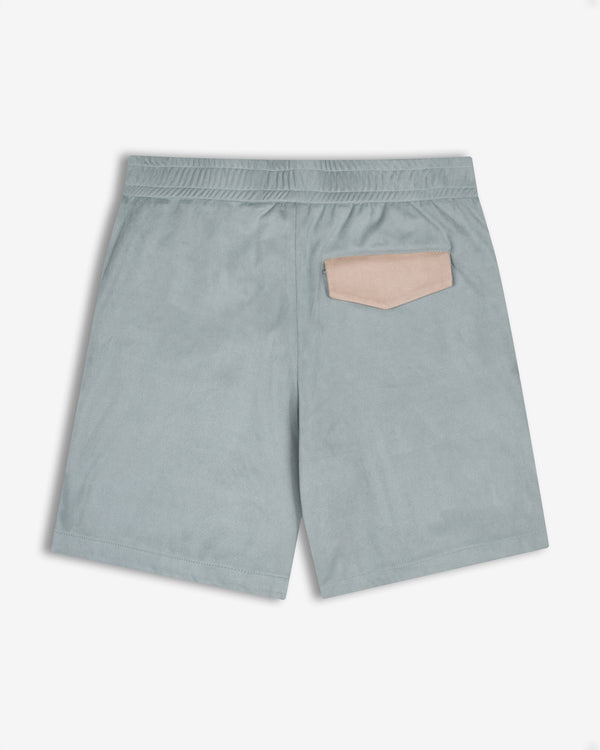 SUEDE AQUAMARINE SHORT