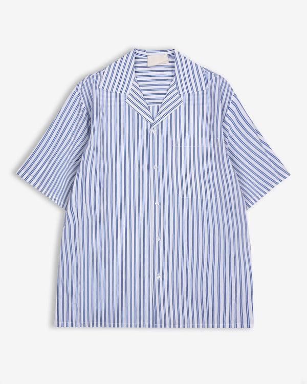 STRIPED BOWLING BLUETTE SHIRT