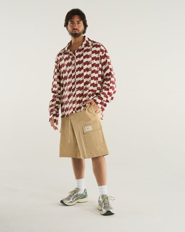 CARGO RIPSTOP SHORTS BEIGE