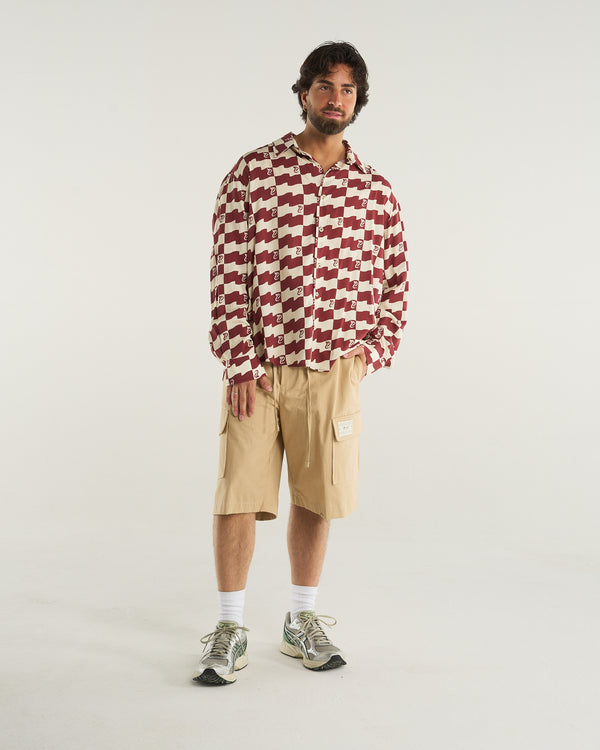 CARGO RIPSTOP SHORTS BEIGE