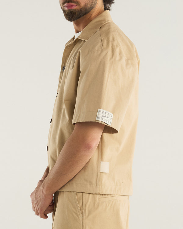 RIPSTOP BOX SHIRT BEIGE