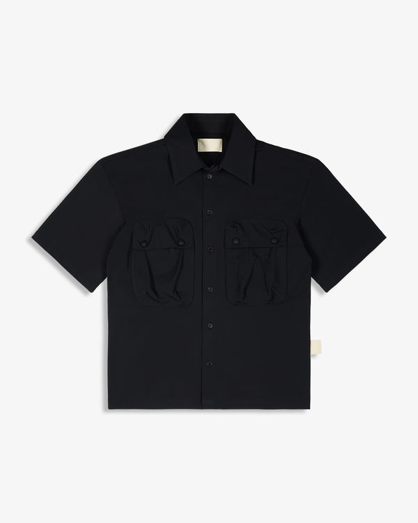 DOUBLE POCKET SHIRT BLACK