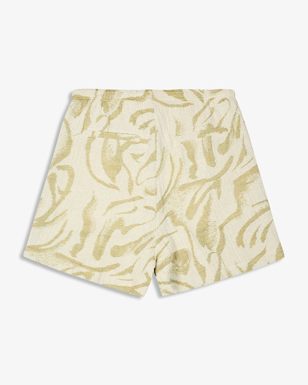 PETAL PRINT SHORTS GREEN
