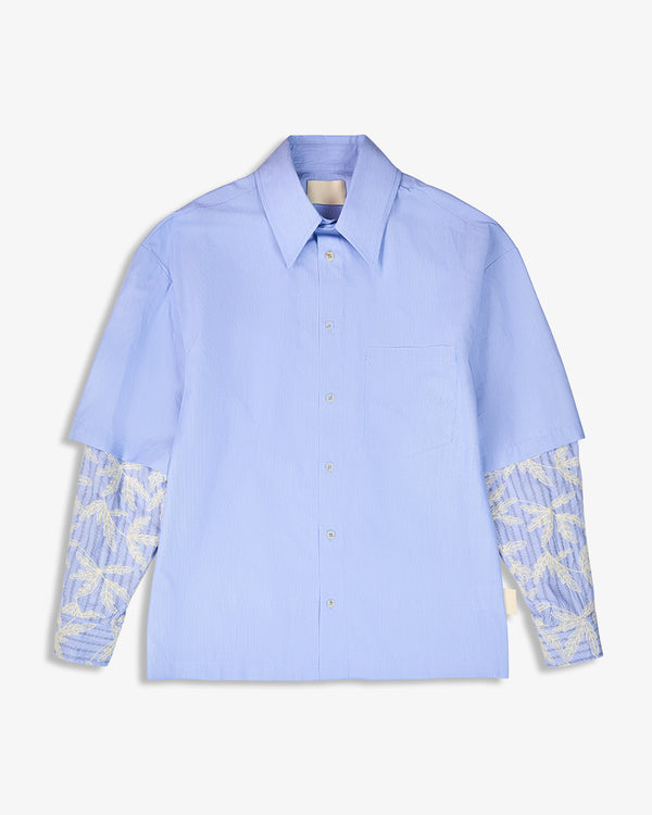 FLOWER EMBROIDERY SHIRT