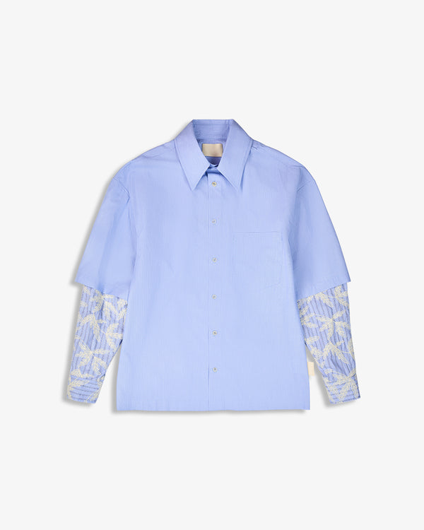 FLOWER EMBROIDERY SHIRT