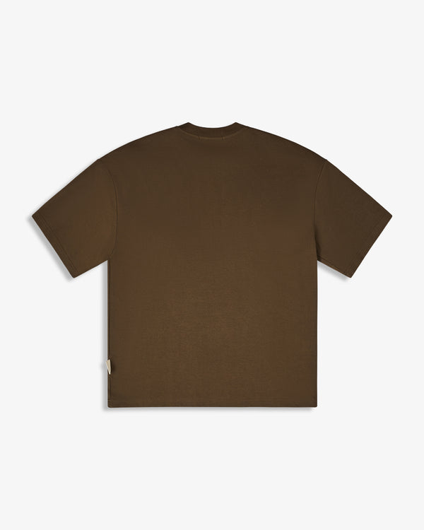 SERIOUS T-SHIRT MUD BROWN