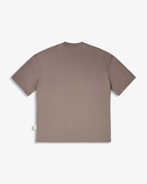 DOUBLE POCKET T-SHIRT TURTLEDOVE