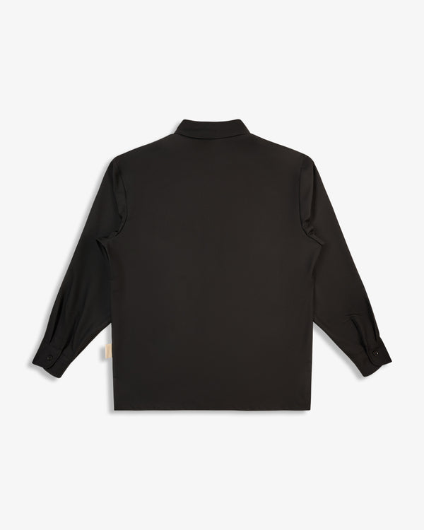FULL-ZIP SHIRT BLACK