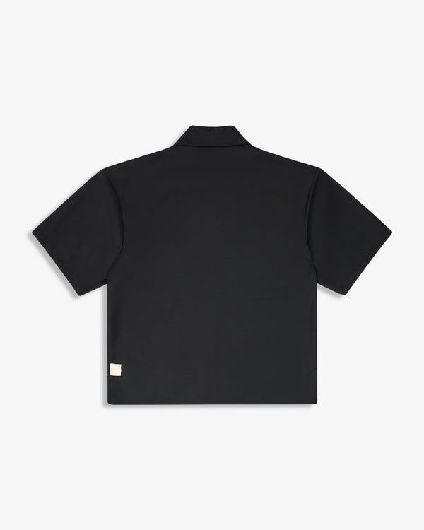 WOOL BLEND SHIRT BLACK