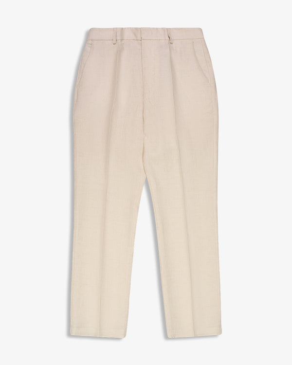TAILORED LINEN PANT IVORY