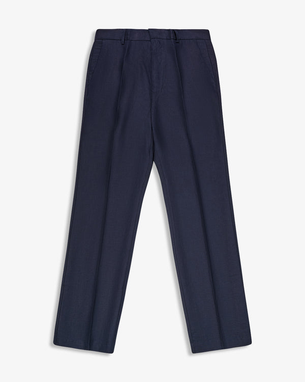 TAILORED LINEN PANT BLUE NAVY