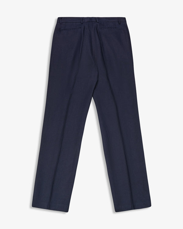 TAILORED LINEN PANT BLUE NAVY