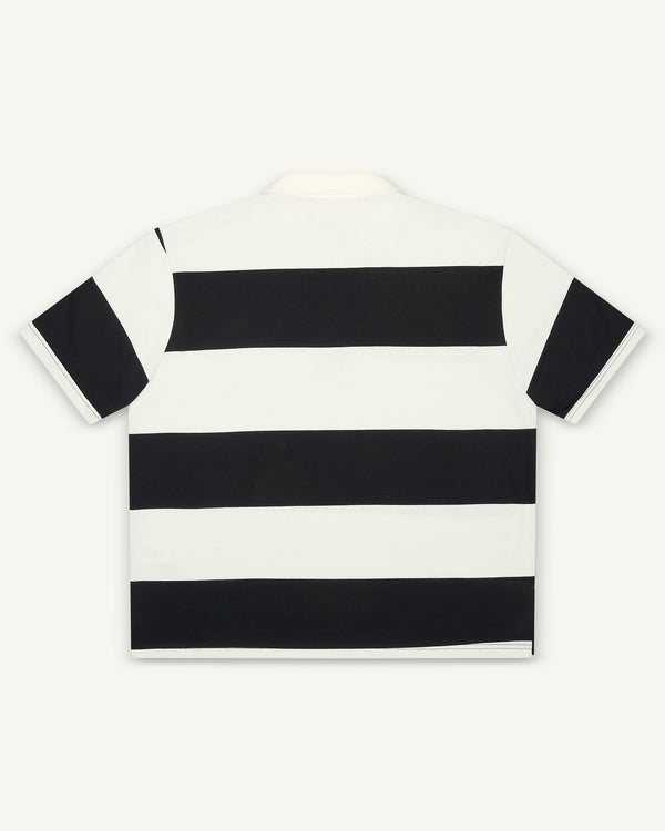 STRIPED POLO BLUE NAVY