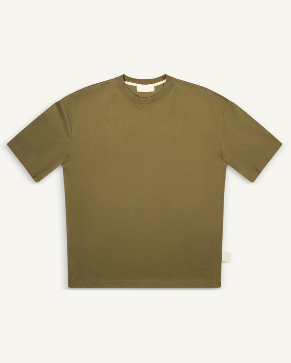 BASIC OVER T-SHIRT GREEN