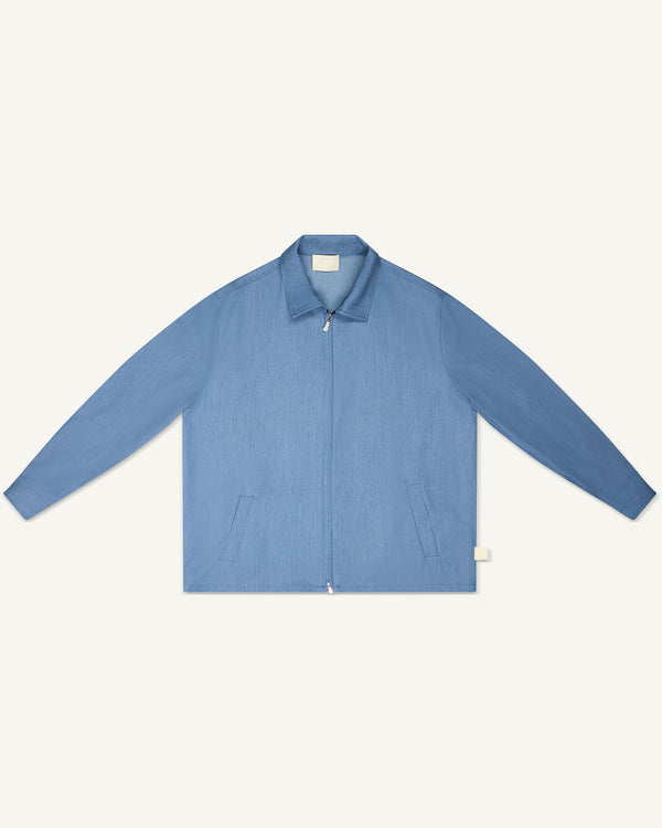 ZIP-UP SHIRT DENIM