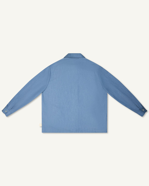 ZIP-UP SHIRT DENIM