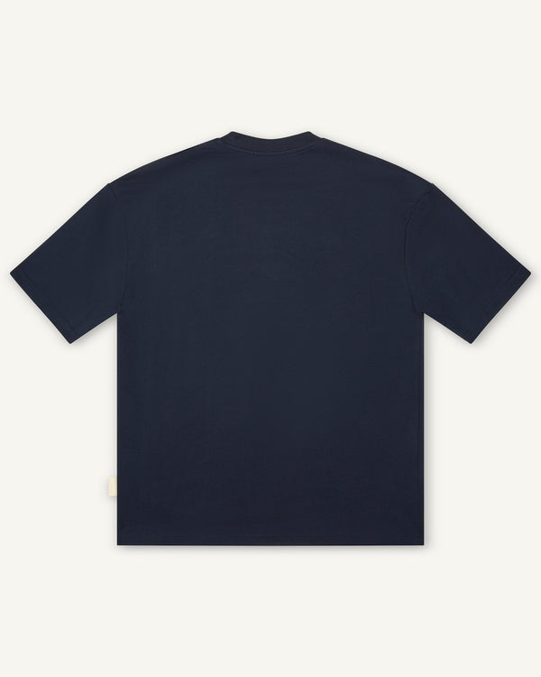 BASIC OVER T-SHIRT BLUE NAVY