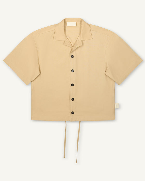 RIPSTOP BOX SHIRT BEIGE