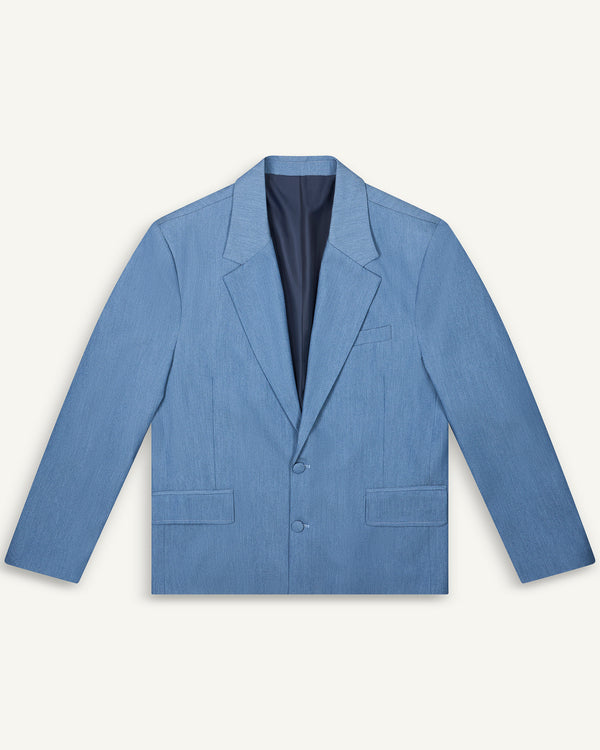 SINGLE-BREASTED JACKET DENIM