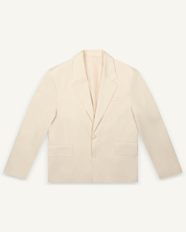 SINGLE-BREASTED JACKET BEIGE
