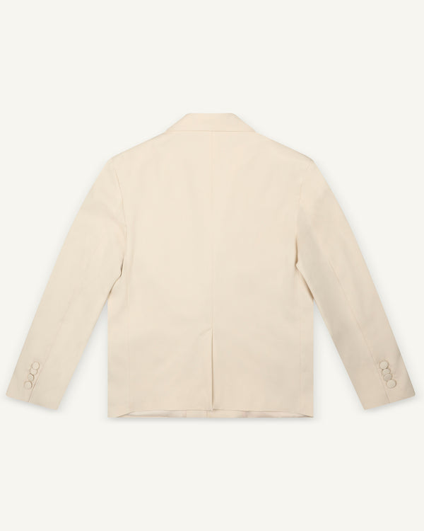 SINGLE-BREASTED JACKET BEIGE