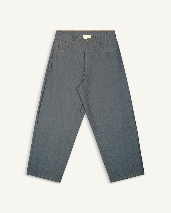 HERRINGBONE DENIM PANT