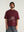EMBROIDERED RACKET T-SHIRT BORDEAUX