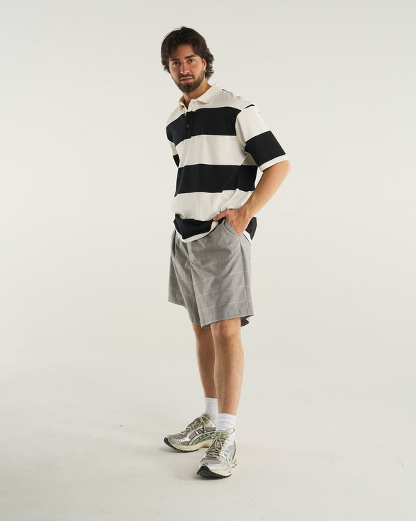 STRIPED POLO BLUE NAVY