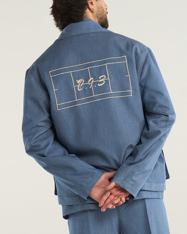 TENNIS COURT JACKET DENIM