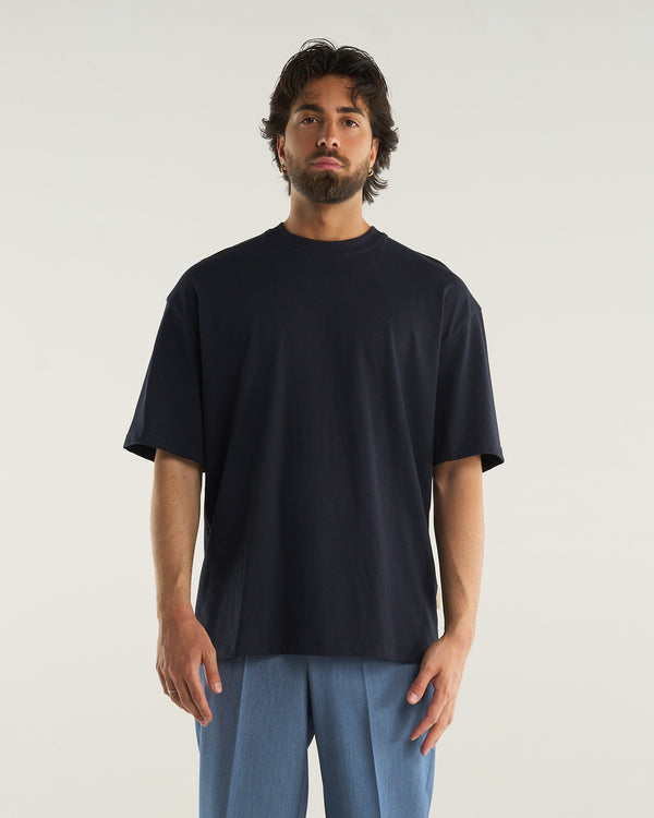 BASIC OVER T-SHIRT BLUE NAVY