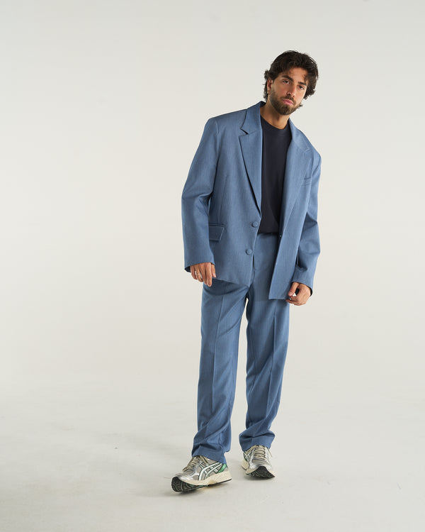 SINGLE-BREASTED JACKET DENIM