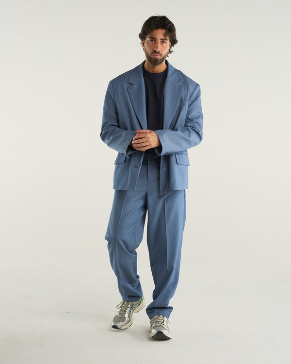 SINGLE-BREASTED JACKET DENIM