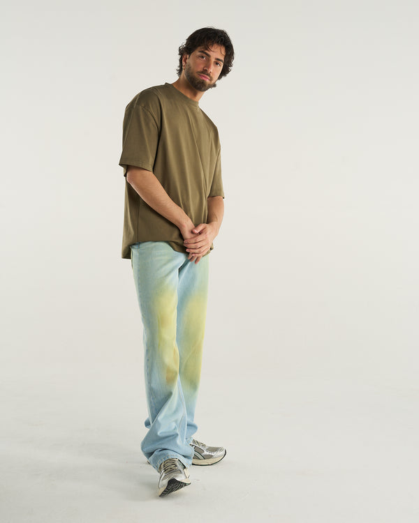 BASIC OVER T-SHIRT GREEN