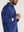 LONG-SLEEVED WOOL SHIRT BLUE
