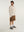LONG-SLEEVED STRIPED SHIRT BROWN