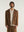 SINGLE-BREASTED JACKET TOBACCO