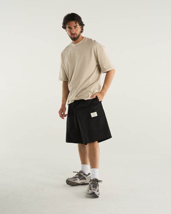 CARGO RIPSTOP SHORTS BLACK