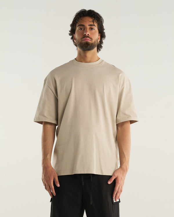 BASIC OVER T-SHIRT SAND