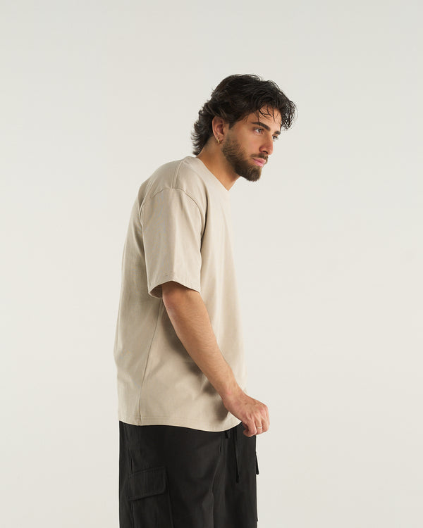 BASIC OVER T-SHIRT SAND