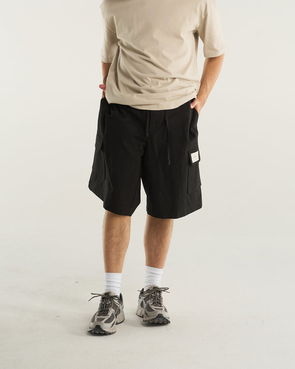 CARGO RIPSTOP SHORTS BLACK