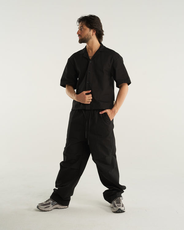 RIPSTOP BOX SHIRT BLACK
